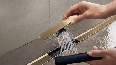 Geberit CleanLine simplifie l’entretien de la douche (© Geberit)