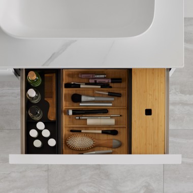 Meuble sous lavabo Geberit iCon sans découpe de siphon