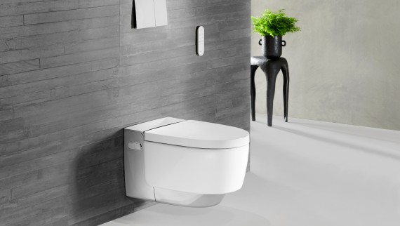 Geberit AquaClean Mera comfort chrome mit Sigma Geberit AquaClean Mera comfort chrome mit Sigma