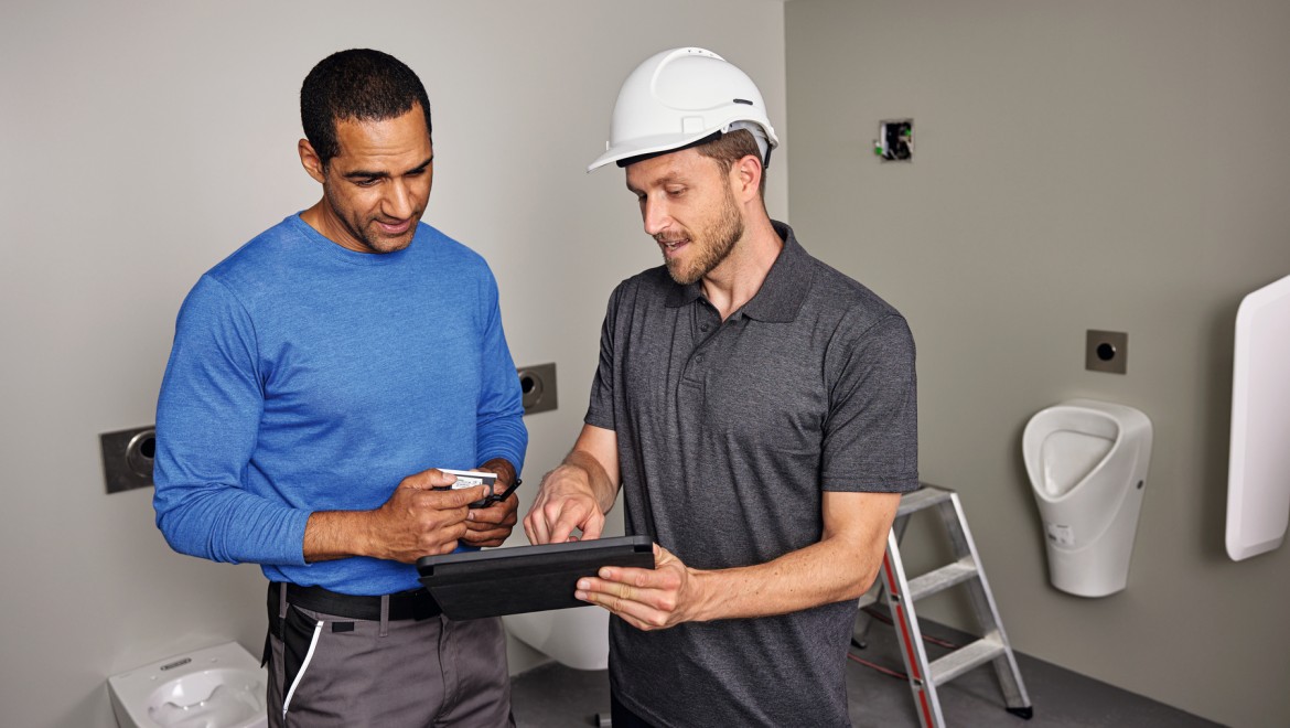 Geberit Connect permet d’optimiser l’exploitation grâce à la transparence des données d’utilisation