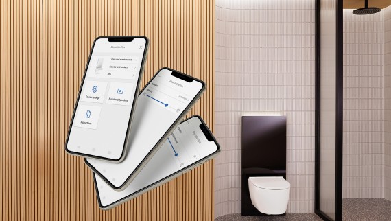 Geberit Home - pour l'installation du nouveau module sanitaire Geberit Monolith Plus (© Geberit)