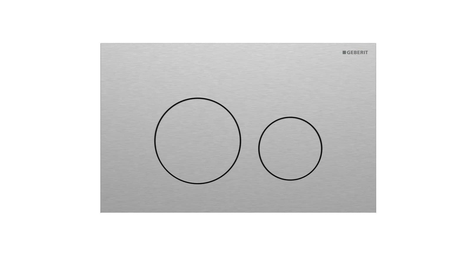 Geberit Sigma40 rund aus Edelstahl Geberit Sigma40 rund aus Edelstahl