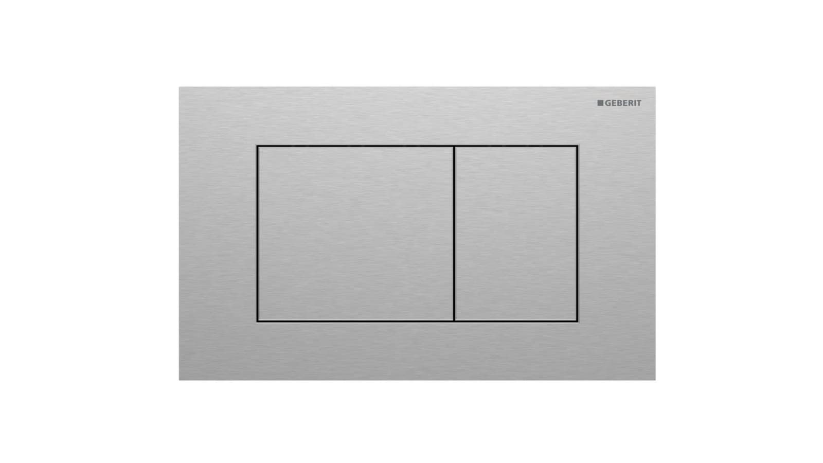 Geberit Sigma40 eckig aus Edelstahl Geberit Sigma40 eckig aus Edelstahl