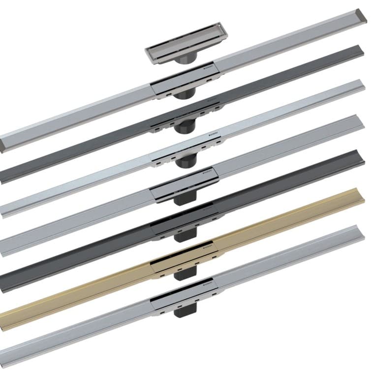 Überblick über die Geberit CleanLine Duschrinnen Überblick über die Geberit CleanLine Duschrinnen