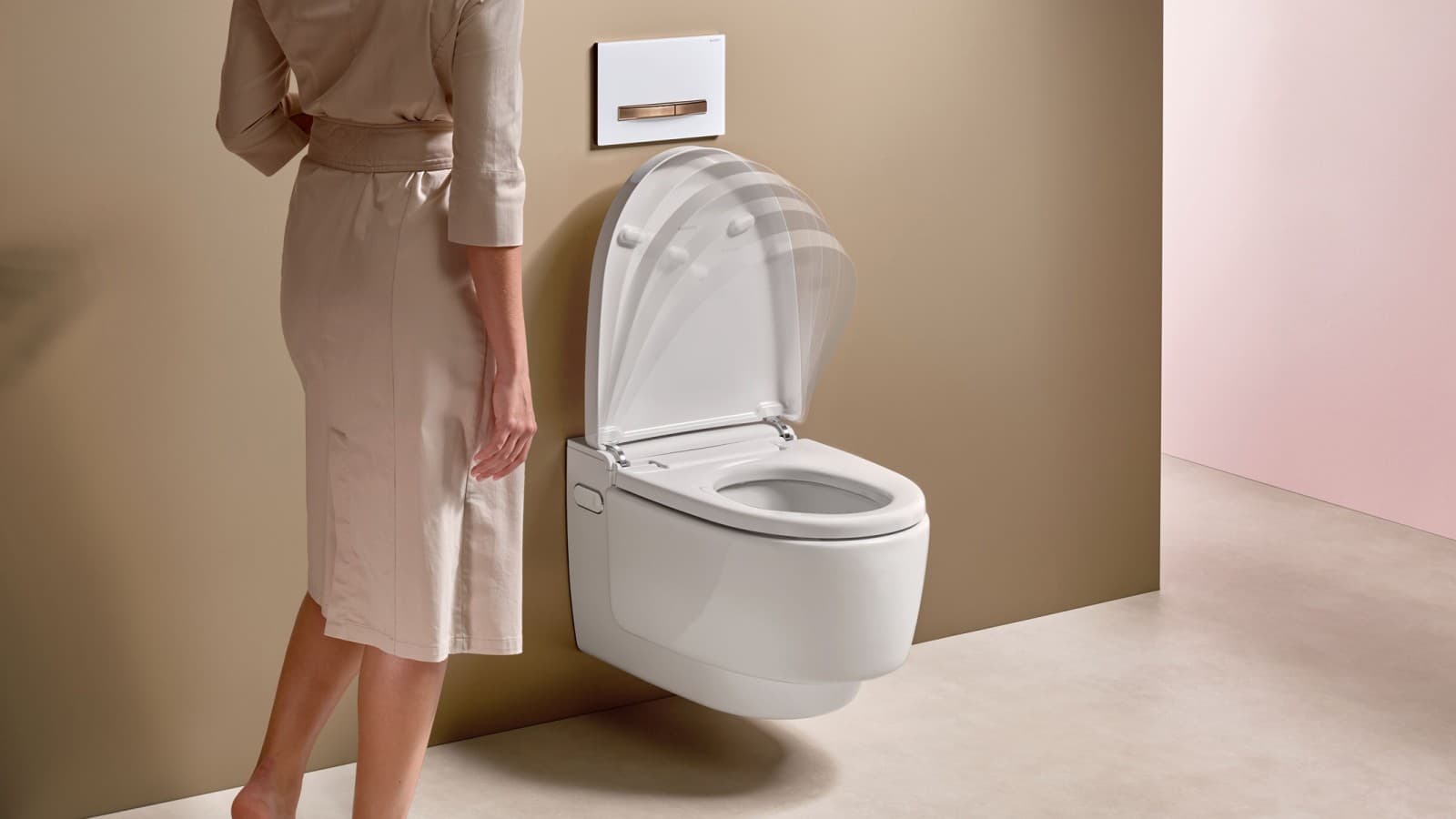 Geberit AquaClean Mera mit berührungsloser WC-Deckel-Automatik Geberit AquaClean Mera mit berührungsloser WC-Deckel-Automatik