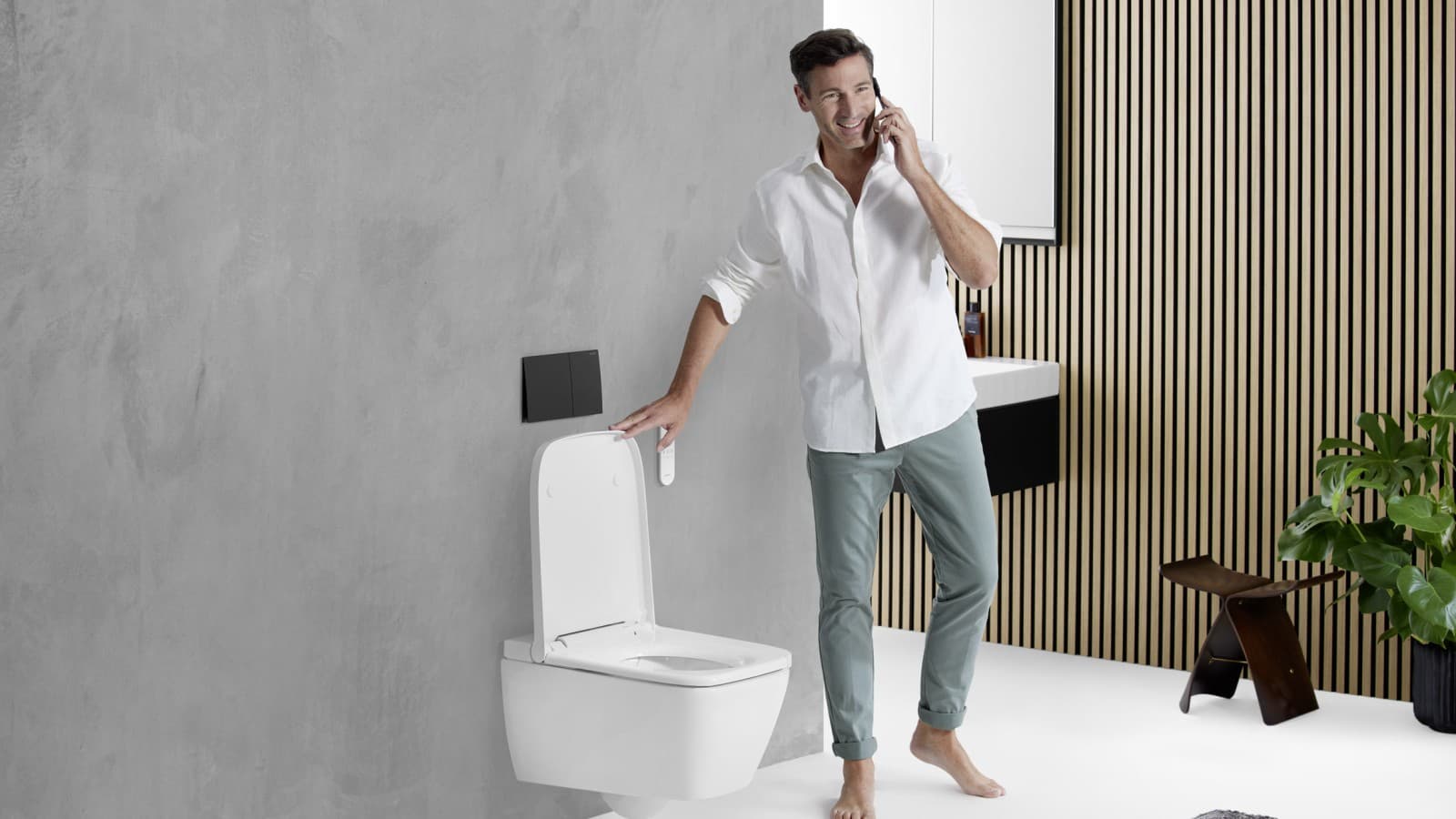 Geberit AquaClean Sela Eckig mit Sigma 70 Geberit AquaClean Sela Eckig mit Sigma 70