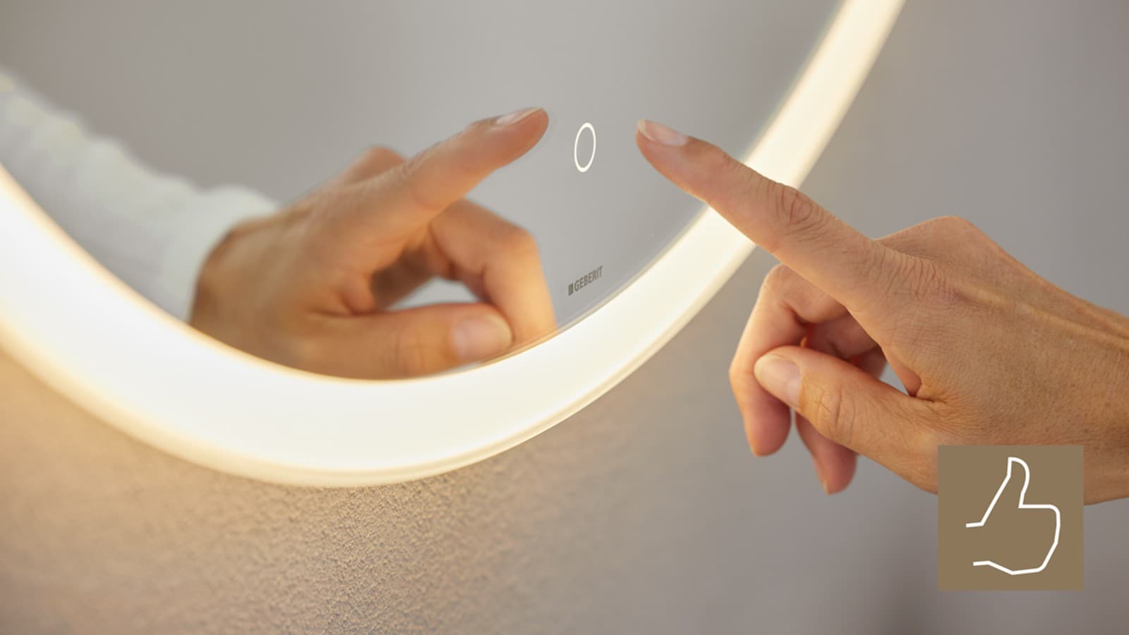 Geberit Option Miroir avec lumière Geberit Option Miroir avec lumière