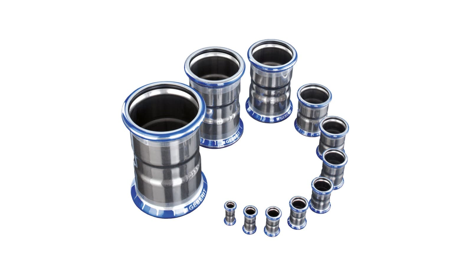Dimensionen der Pressfittings von Geberit Mapress Edelstahl Dimensionen der Pressfittings von Geberit Mapress Edelstahl